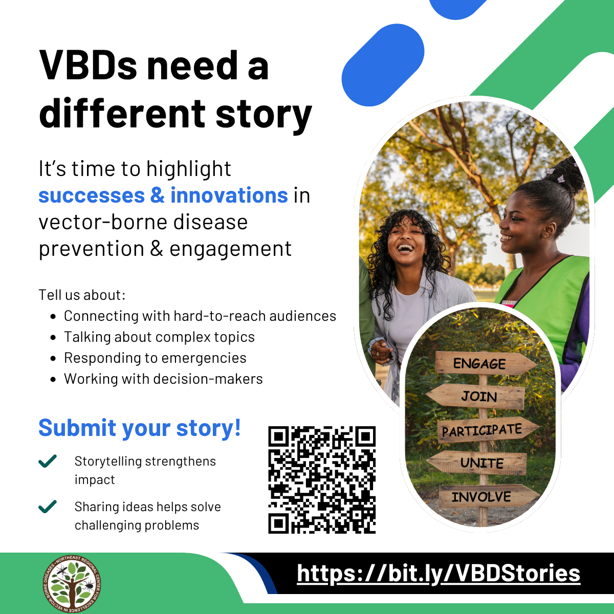 advert for submitting a success story in VBD communication